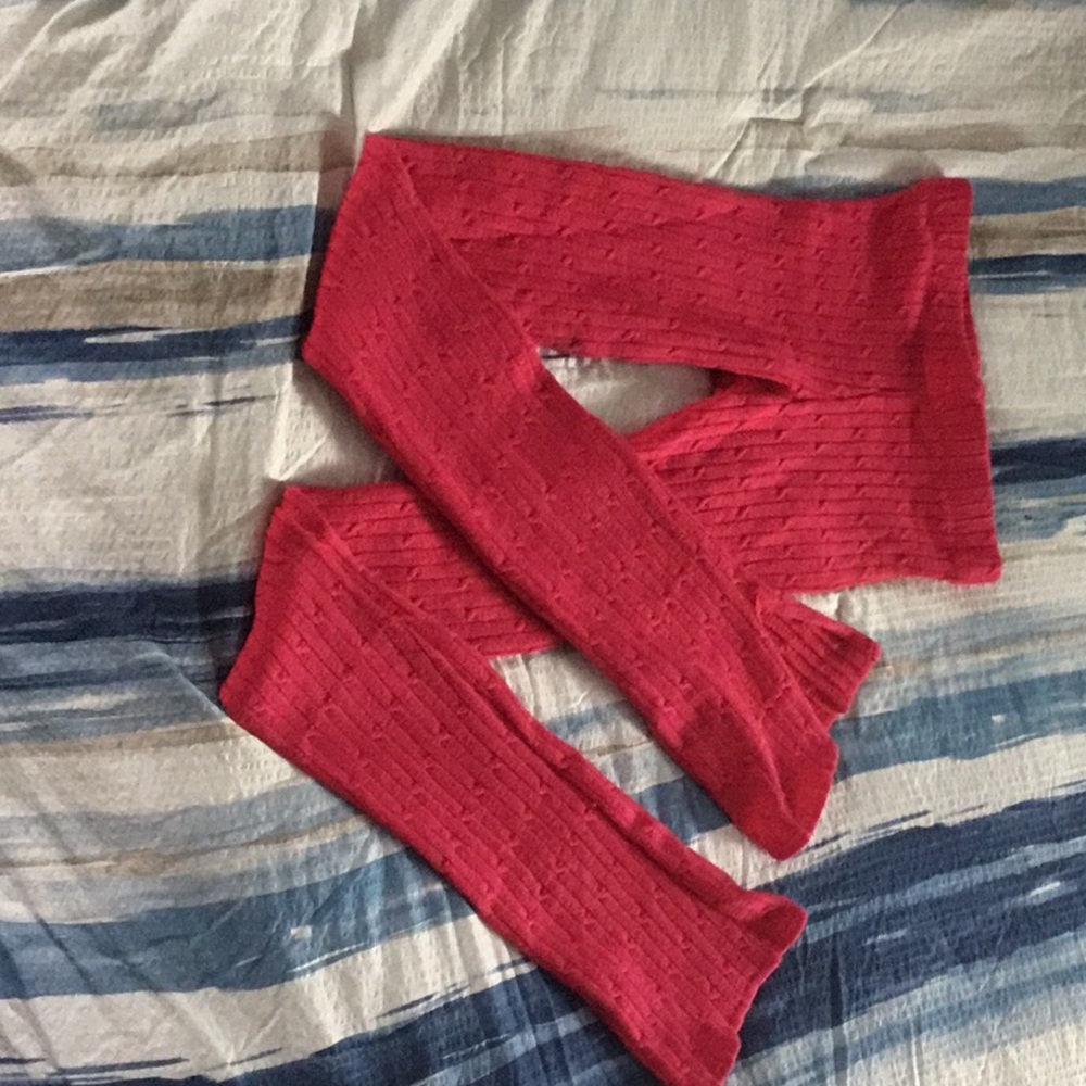 Winwin pink flare leggings size L